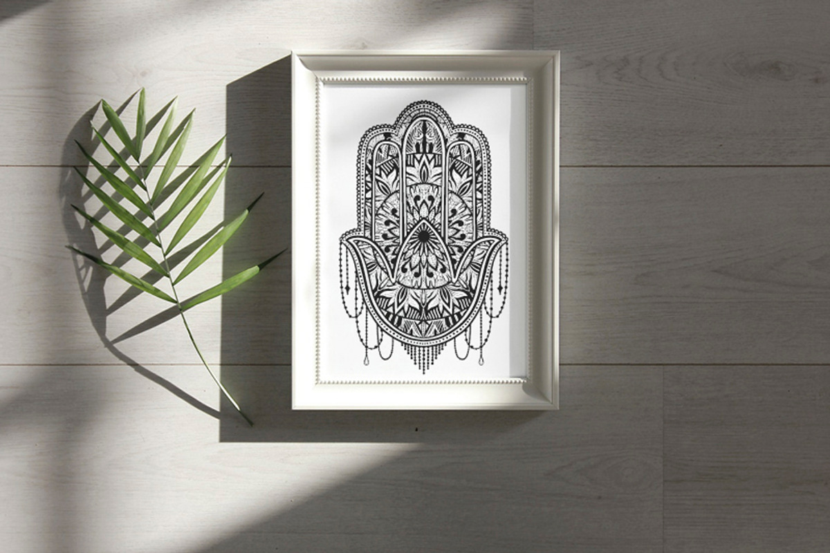 East hamsa.Graphic set., a Decorative Illustration by Moonflora (Photo 5 of 6)