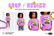 African Kids Girl T-Shirt Mockups, a Shirt Mockup by Hi, Mock-Up! (Thumbnail 4 of 10)