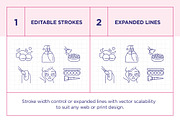 Beauty and Cosmetics Line Icon Set, an Outline Icon by iStar Design (Thumbnail 7 of 8)