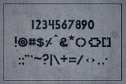 Quiet the Thief - Outlined Wide, a Serif Font by TypeKatsu (Thumbnail 3 of 3)