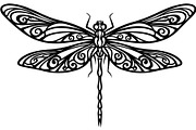 20 Dragonfly Silhouette Mega, an Object Graphic by Designer_Momina (Thumbnail 4 of 19)