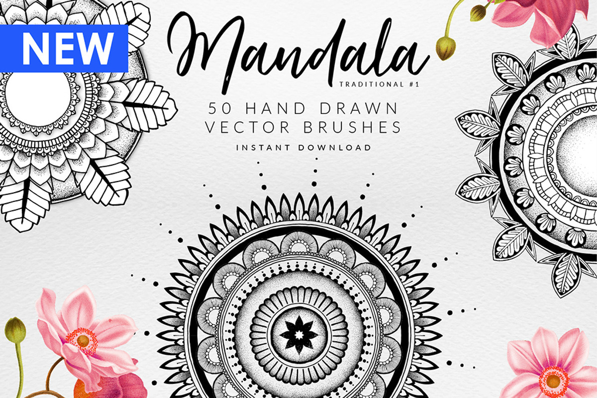 Mandala Illustrator Brushes