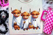 Halloween Highland Cow Png, an Illustration by Designworld (Thumbnail 1 of 5)