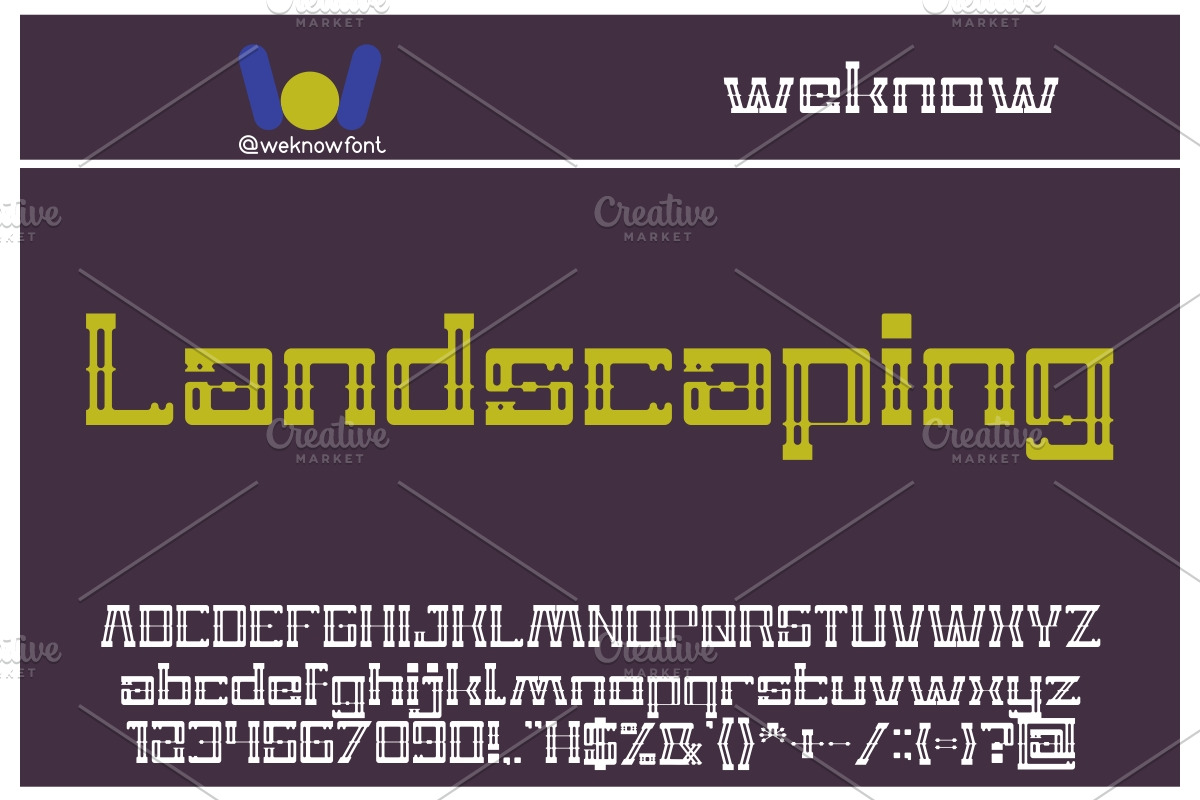 Zeppelin font, a Font by weknow (Photo 4 of 5)