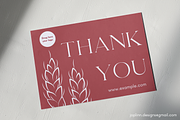 Bakery Theme Thank You Card Template, a Templates & Theme by Jo Plinn Designs (Thumbnail 3 of 5)