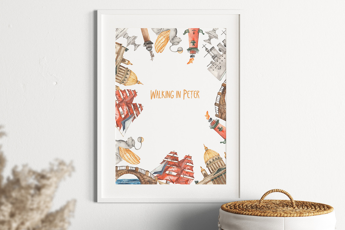 Saint Petersburg watercolor, an Object Illustration by Marina Ermakova (Photo 9 of 12)