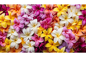 tropical lei flowers ai generated, a Food & Drink Photo by pikepicture