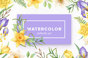 Watercolor Floral Bundle, an Object Illustration by Kotulska (Thumbnail 14 of 21)