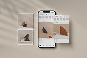 Instagram Post and Stories Mockup, a Device Mockup by graphicstuff.std (Thumbnail 3 of 10)