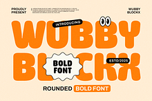WubbyBlockx - Rounded Bold Font