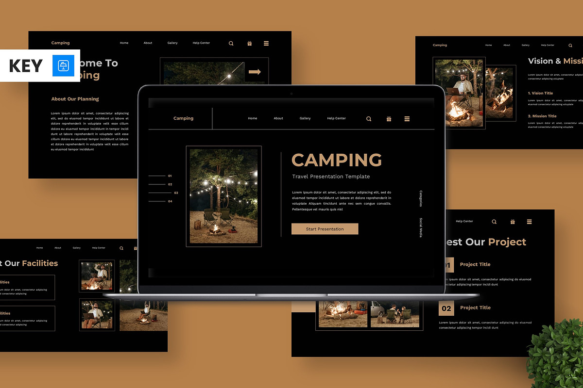 Camping - Travel Keynote
