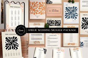 Amelie - Editable Wedding Signage