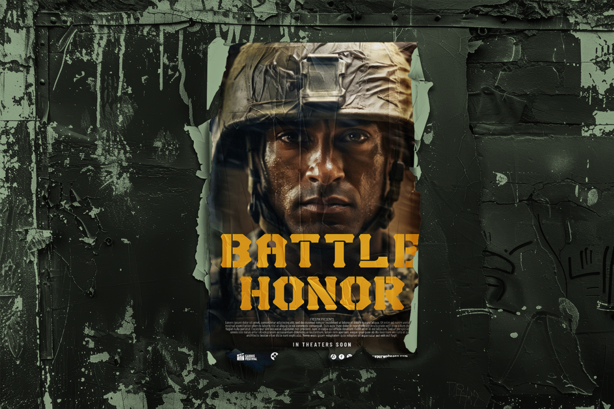 Hardline Ranger Military Stencil, a Font by PutraCetol Studio (Photo 4 of 5)