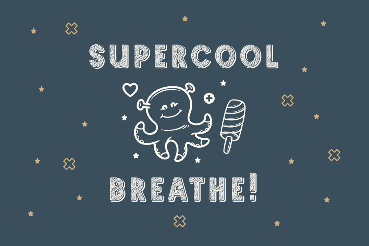 Sketchup – Adorable Scribble Font, a Font by Typefactoryco (Photo 7 of 10)
