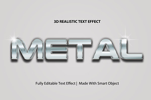 Realistic 3D Text Effect & Style