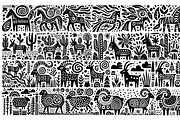 Vintage Animals and Pets Folk Art, a Decorative Illustration by devastd (Thumbnail 18 of 29)
