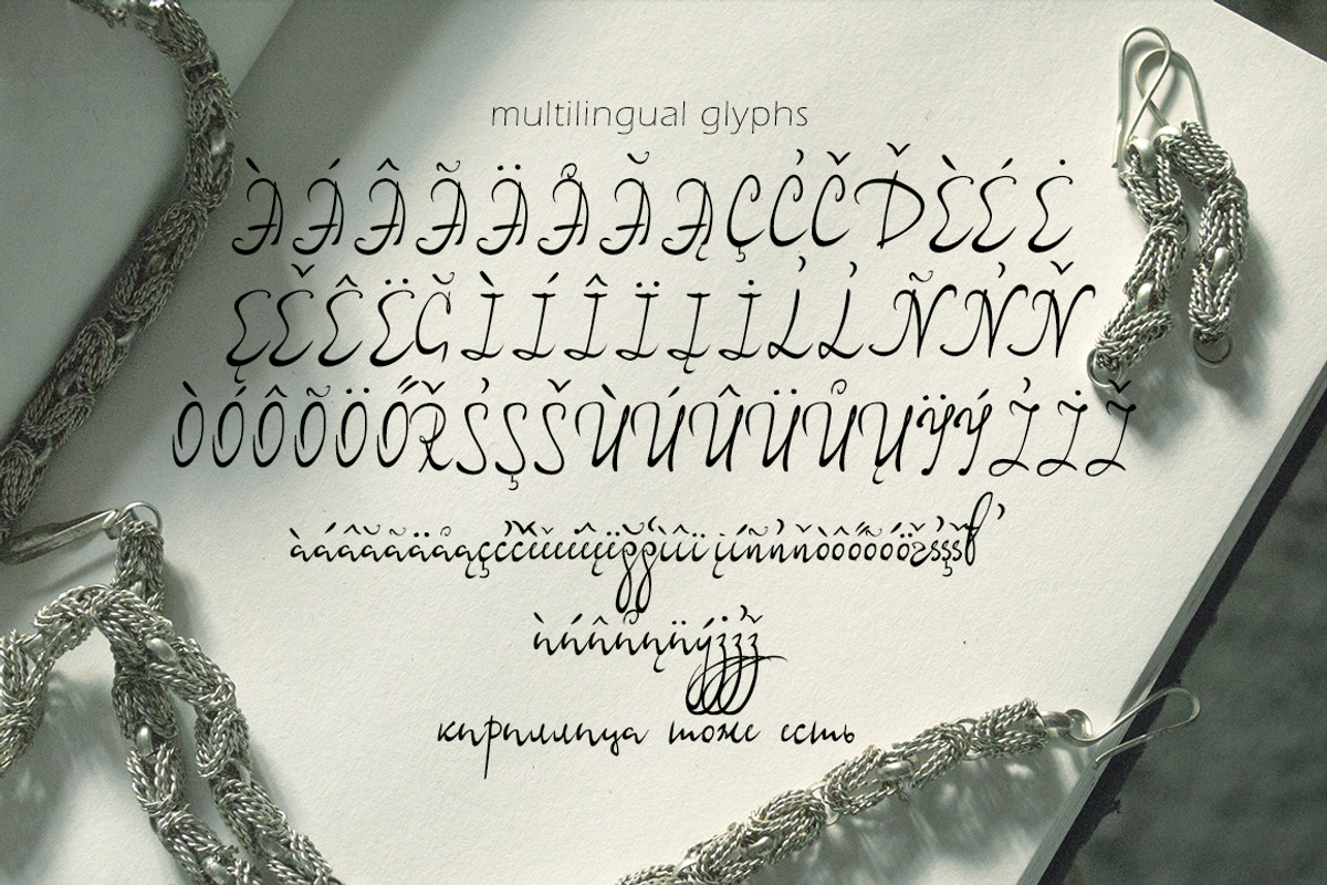 Elena - playful script otf,ttf preview 6