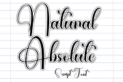 Natural Absolute, a Handwritten Font by InermediaSTUDIO (Thumbnail 1 of 8)