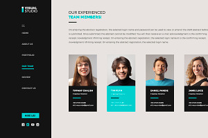 Creative Studio Website UI PSD