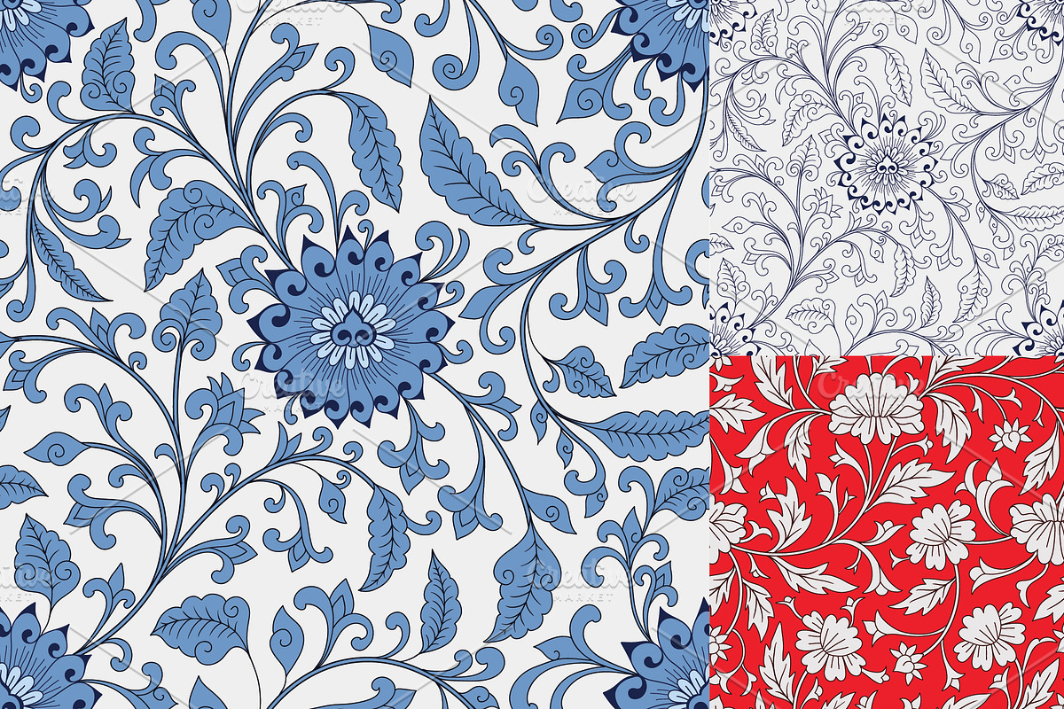 Chinese set 2, a Pattern Graphic by Purple Platypus (Photo 3 of 4)