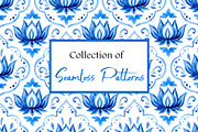 Blue Patterns Collection, a Pattern Graphic by made by Tanya (Thumbnail 1 of 5)