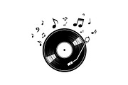 Vintage Vinyl Record & Turntable Bun, an Illustration by Creativeshirt (Thumbnail 5 of 31)