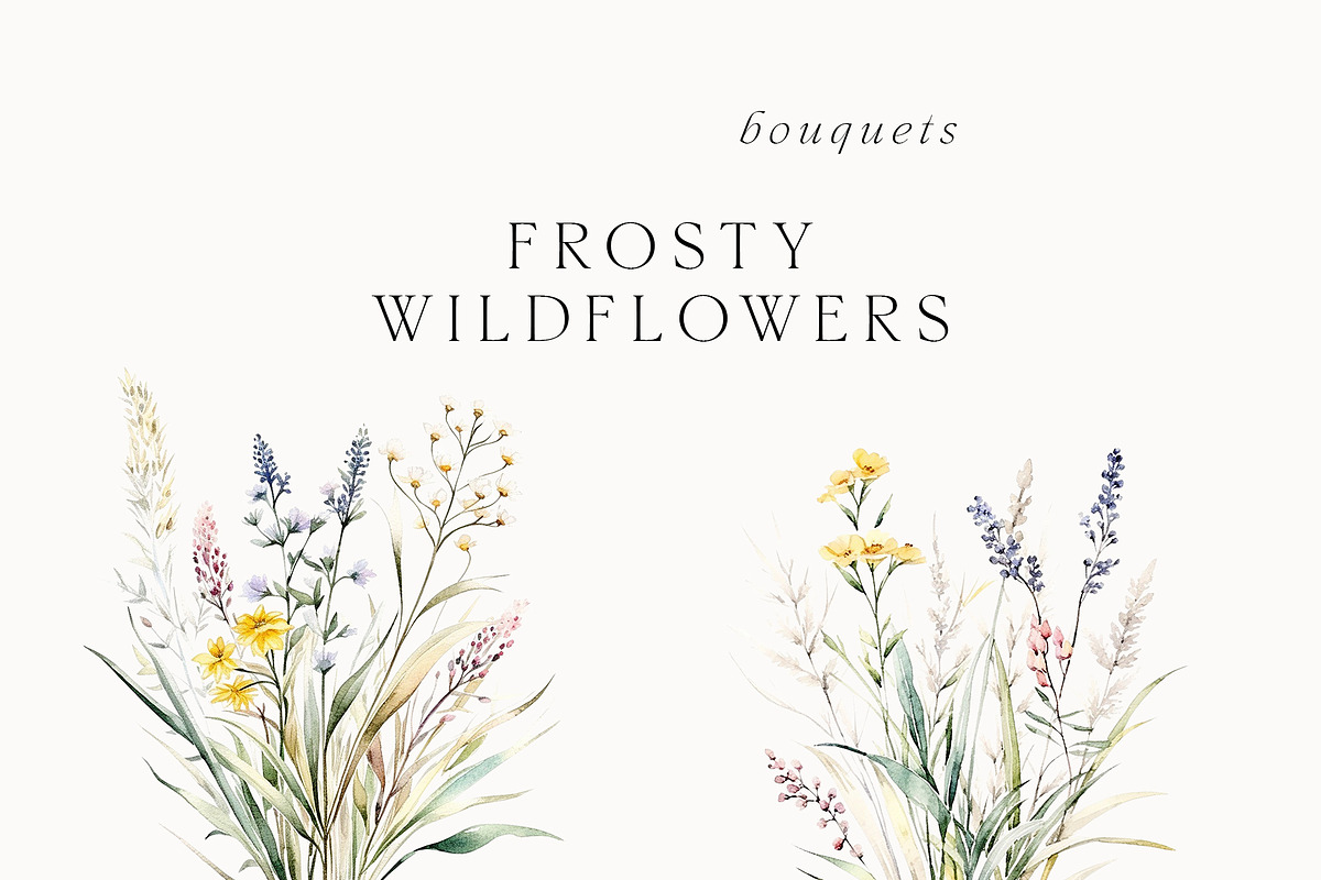 Watercolor Floral Bundle (45 in 1), a Decorative Illustration by Lana Elanor (Photo 169 of 180)