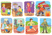 Professions, an Education Illustration by Haso (Thumbnail 3 of 3)