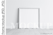 White Square Frame Mockup PSD JPG, a Print Template by VNmockup (Thumbnail 1 of 4)