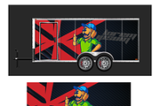Vibrant Trailer Wrap Design, a Transportation Illustration by CarWrap design (Thumbnail 4 of 4)