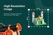 3D Ramadan Icon Set, a Food & Drink 3D Model by Lumina_ui_ux202 (Thumbnail 5 of 8)