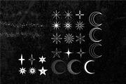 Procreate - Moon and Stars Stamps, a Brush Add-On by DiBrush Studio (Thumbnail 4 of 9)