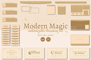 Streaming: Modern Magic Graphics Kit, a Social Media Template by Liseno Designs (Thumbnail 1 of 9)