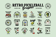 Retro Pickleball Graphic, an Object Graphic by Skilline Supply Co. (Thumbnail 1 of 12)