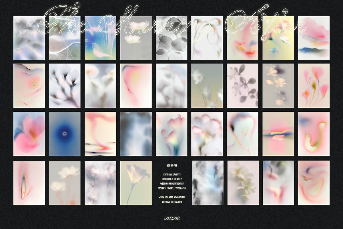 The Morning After: 70 Backgrounds, a Background Graphic by Purple (Photo 9 of 11)