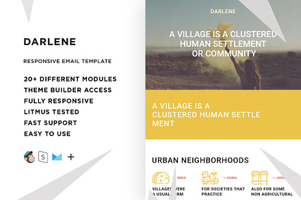 Darlene – Responsive Email template, an Email Template by ThemesCode