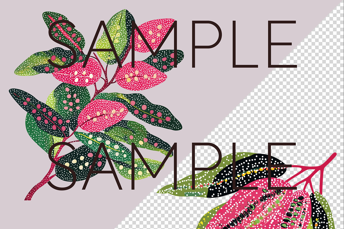 Aboriginal-Style Eucalyptus Clipart, a Decorative Illustration by Pawcasso's Portraits (Photo 8 of 9)