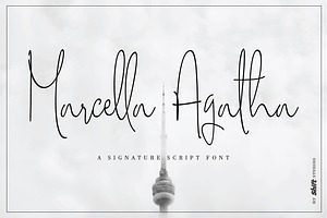 Marcella Agatha Typeface