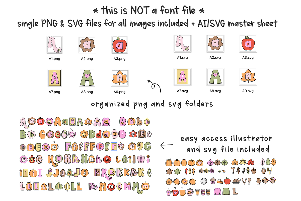 Fall Ransom Alphabet Clip Art, an Object Graphic by KA Designs (Photo 6 of 11)