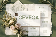 Ceveqa - Elegant Serif Font, a Serif Font by Astuti Studio (Thumbnail 12 of 25)