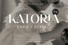 Katoria Font Duo / Script & Sans