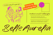 Belle Aurelia Modern Script, a Script Font by Letterena Studios Script (Thumbnail 1 of 10)