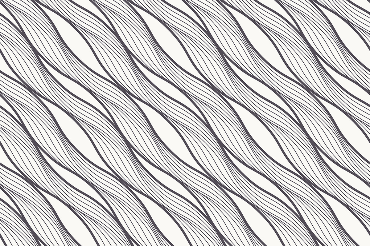 Ripple. Seamless Patterns Set, a Pattern Graphic by Curly_Pat