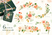 Classy Florals - Watercolor Clipart, a Decorative Illustration by wulano (Thumbnail 2 of 6)