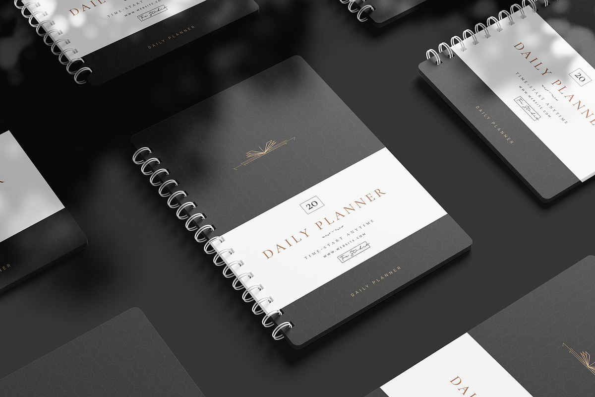 Planner & Notebook Template, a Stationery Template by DesignCrest