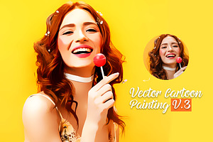 Vector Painting Photoshop Action V3