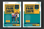 College Fair Flyer, a Flyer Template by Saphari (Thumbnail 2 of 4)