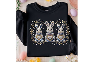 Pearl Bunny PNG, Easter Bunny, an Illustration by Designking
