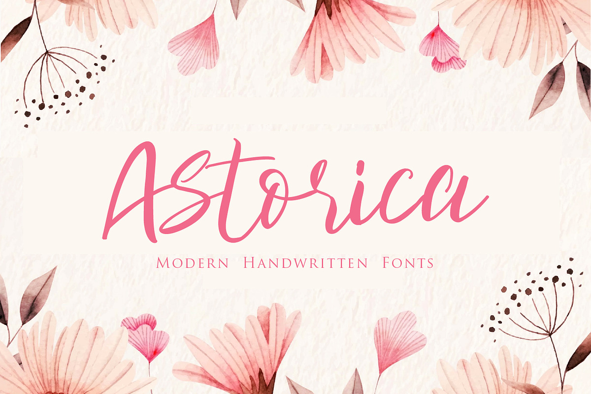 Astorica - Modern Script fonts, a Script Font by Nahar_std (Photo 1 of 7)