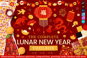 Lunar New Year Clipart Toolbox